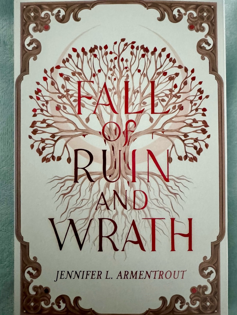 Fall of Ruin and Wrath Hardcover - Bookish box signed special edition